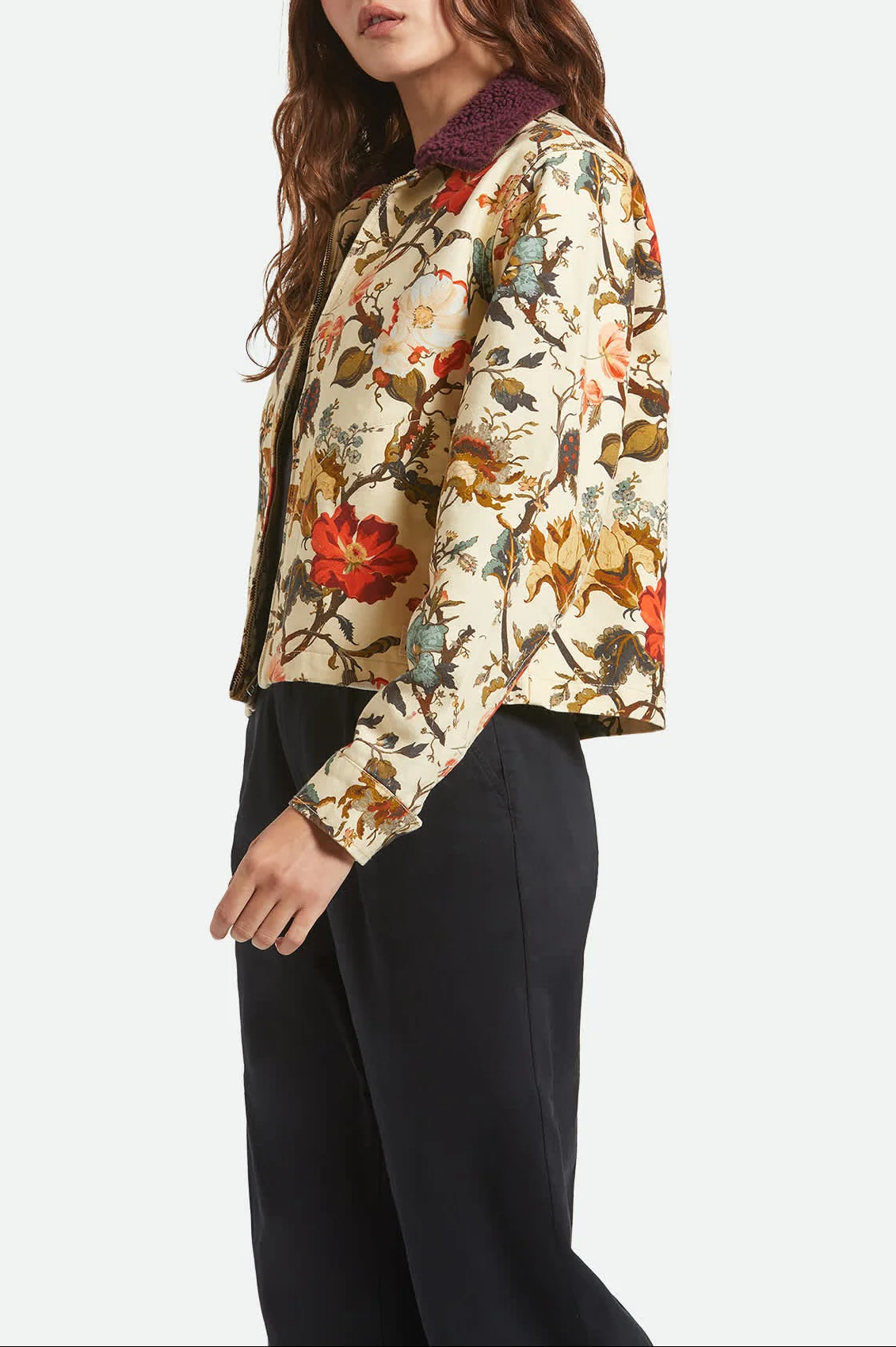 Mechanics Women's Garage Zip Jacket - Botanical Floral - Image 3