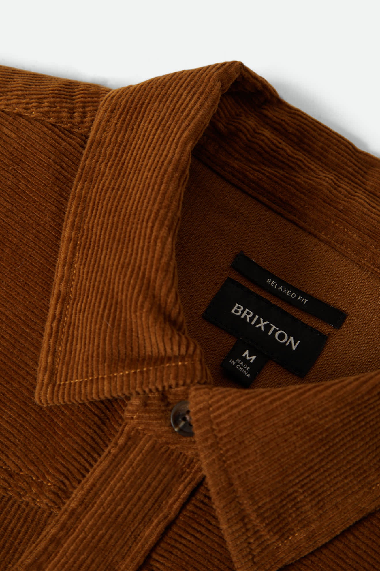 New West Relaxed Overshirt - Washed Copper Corduroy - Image 5