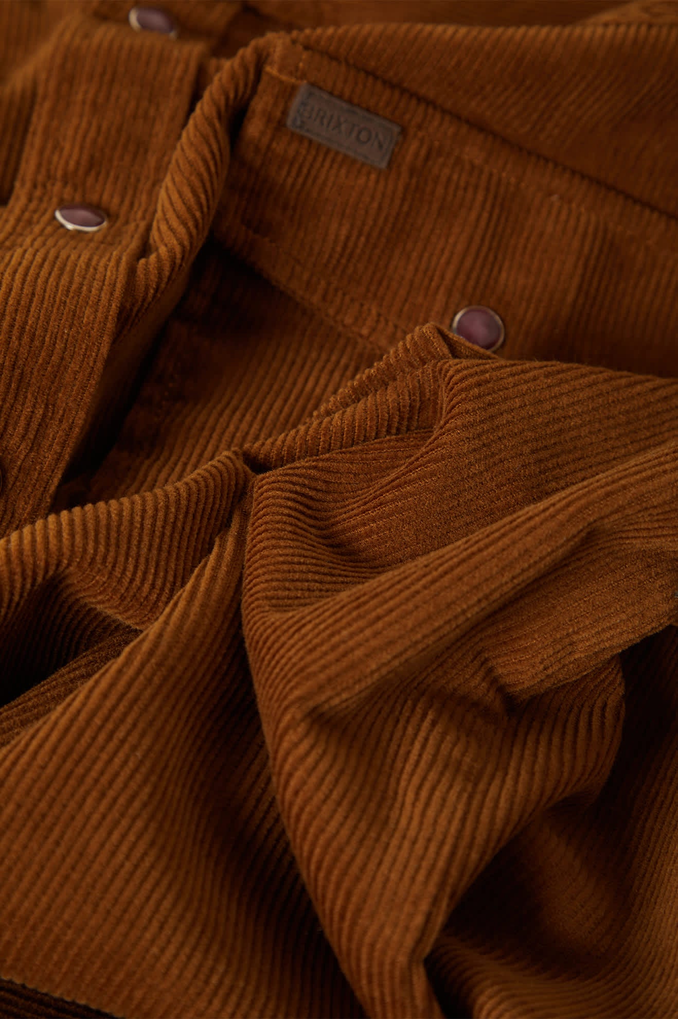 New West Relaxed Overshirt - Washed Copper Corduroy - Image 6