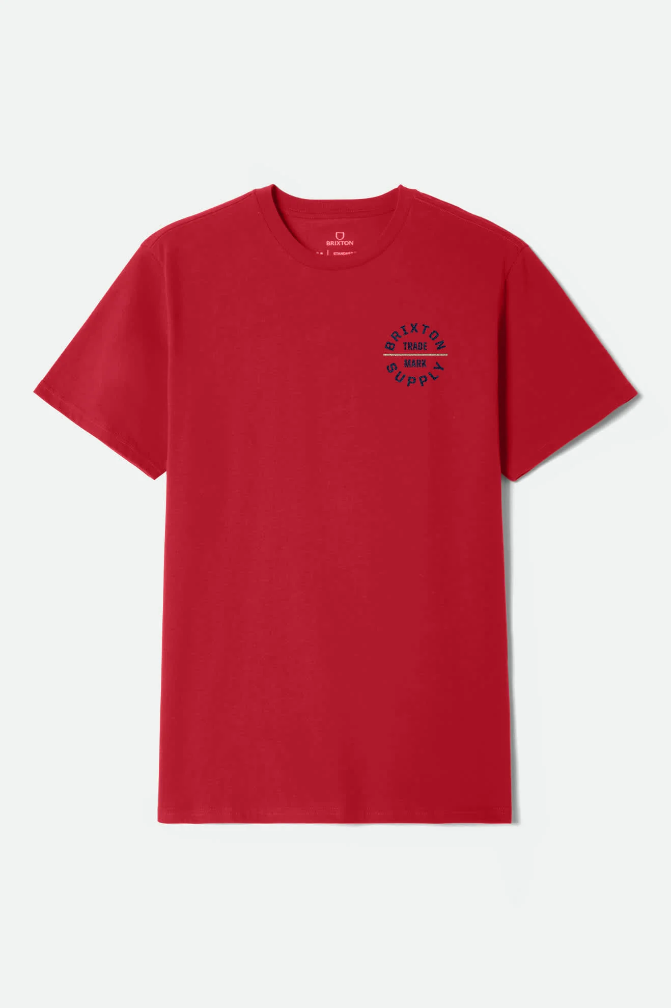 Oath V S/S Standard T-Shirt - Fuji Red/Dark Navy/Sand - Image 2