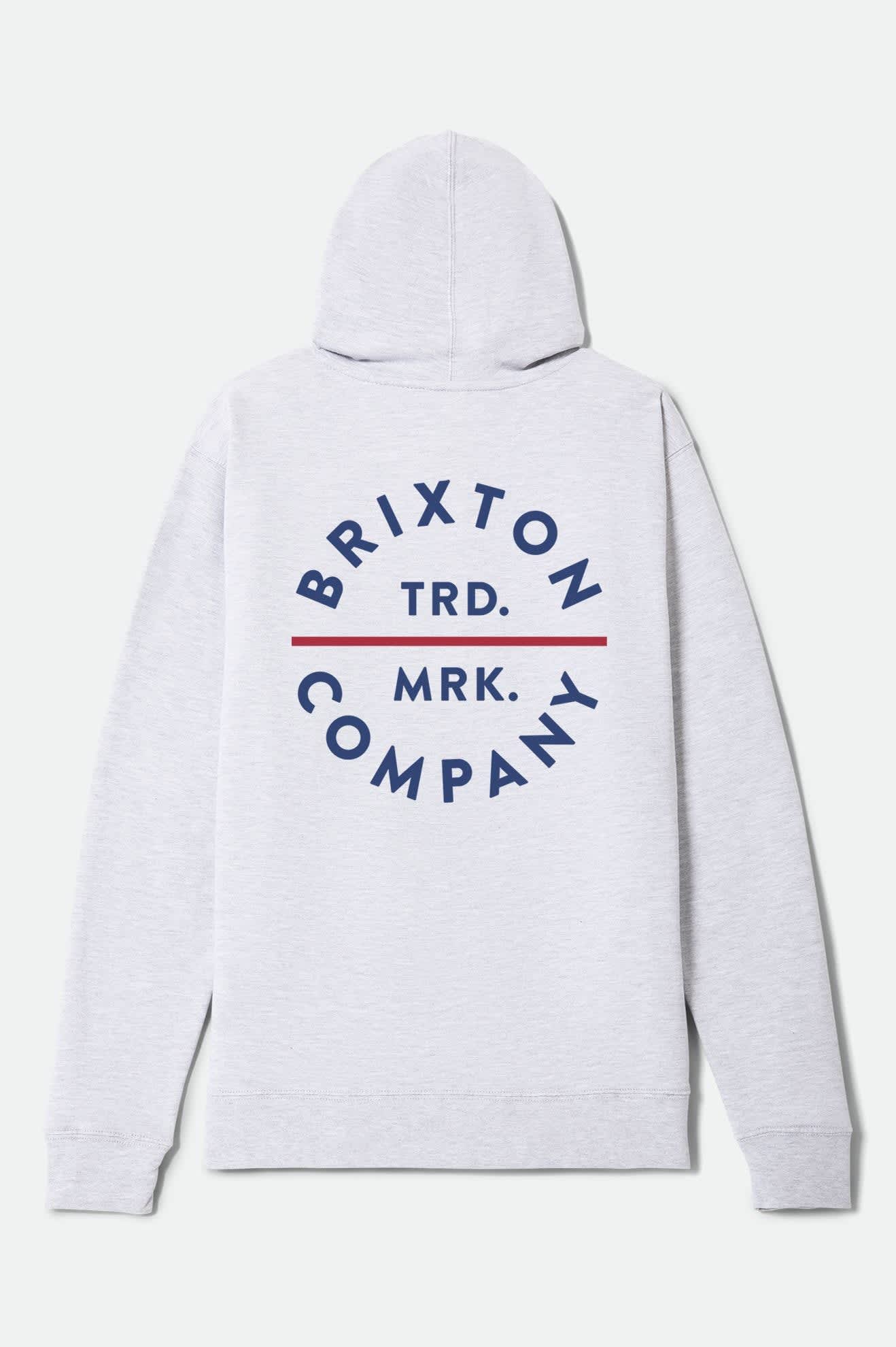 Pledge Hoodie - Heather Grey/Blue/Red