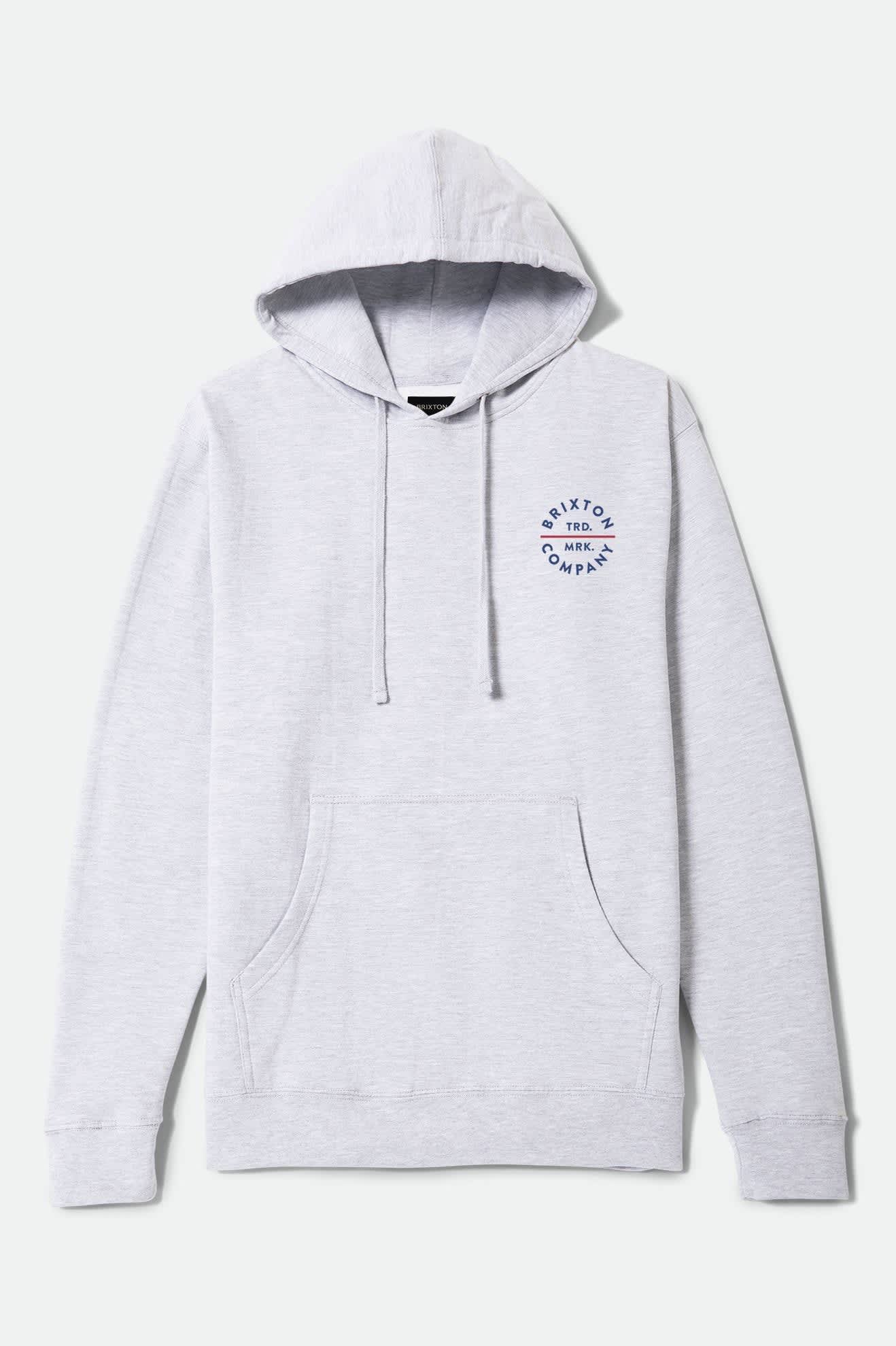 Pledge Hoodie - Heather Grey/Blue/Red - Image 2