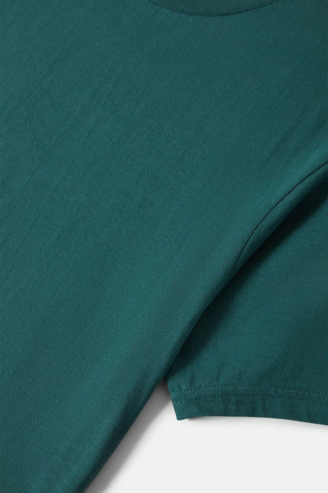 Premium Cotton Short Sleeve Tailored T-Shirt - Night Sage - Image 4