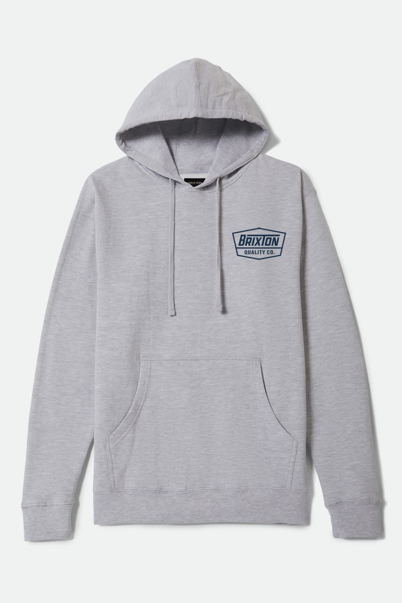 Regal Hoodie - Heather Gunmetal/Dark Navy - Image 2