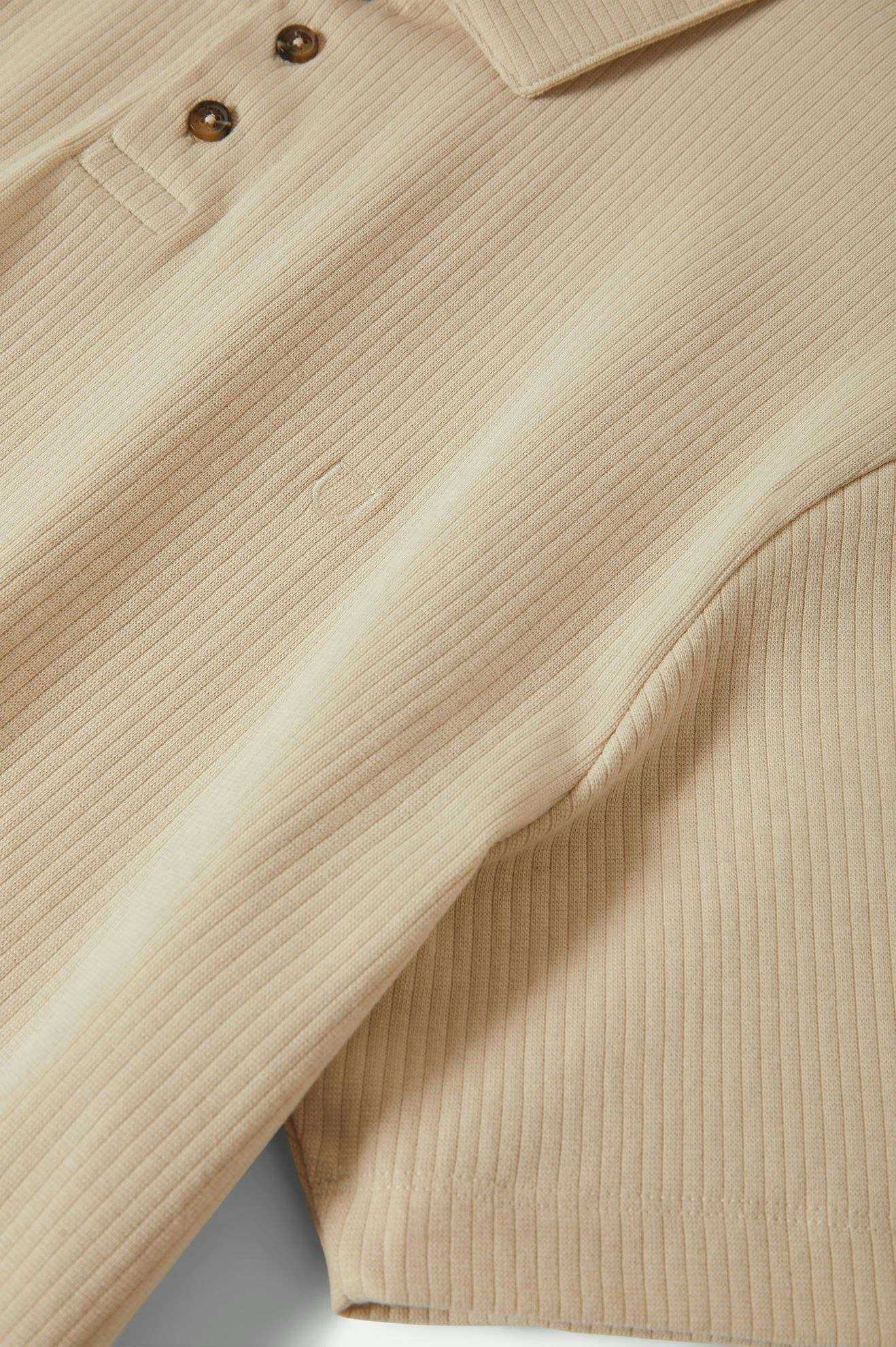 Ribbed City S/S Polo - Whitecap - Image 4