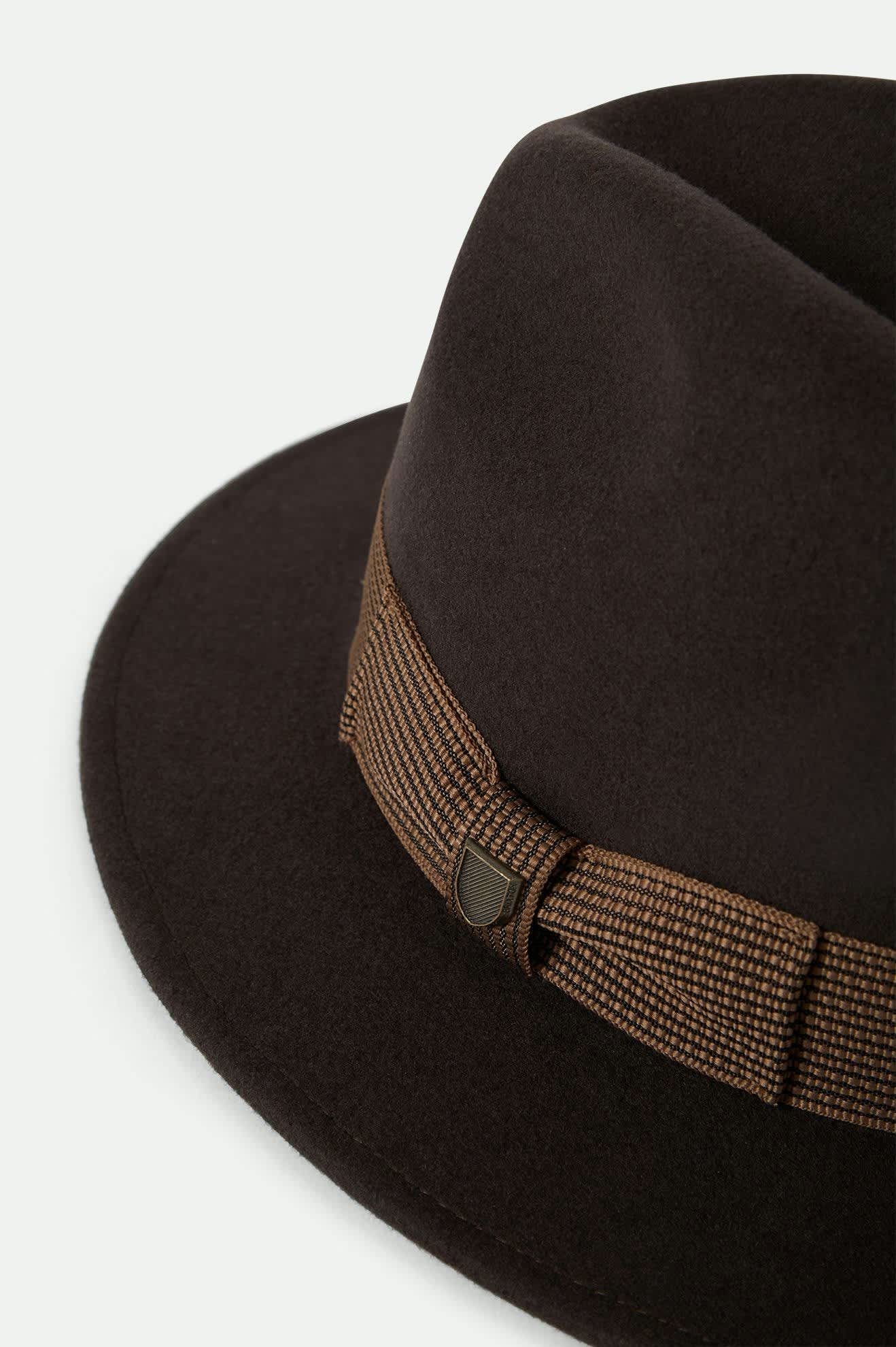 Roma Fedora - Chocolate/Bronze - Image 3