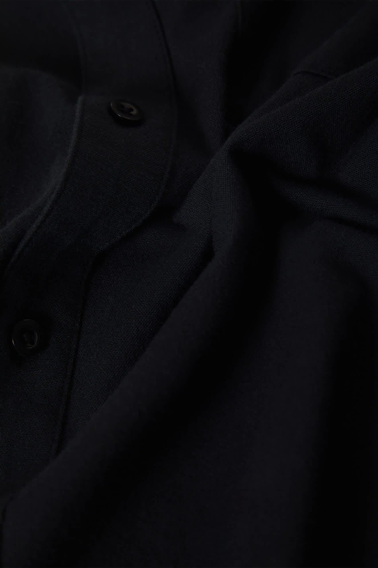 Sanford Oxford Short Sleeve Shirt - Black - Image 6