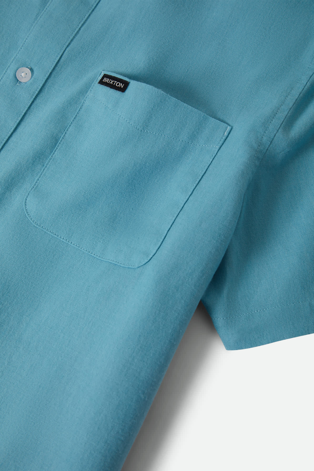 Sanford Oxford Short Sleeve Shirt - Blue Aura - Image 6