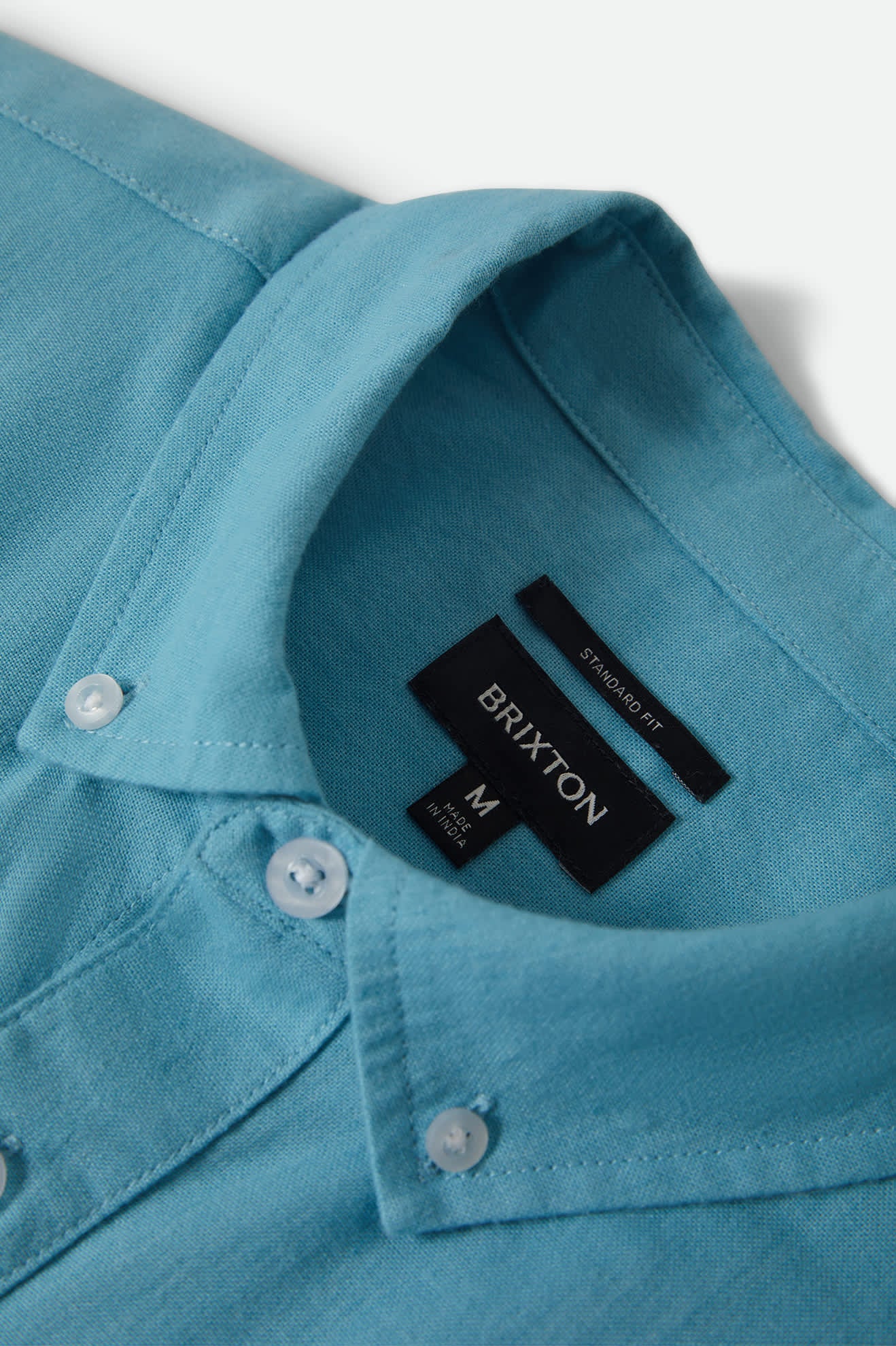 Sanford Oxford Short Sleeve Shirt - Blue Aura - Image 7