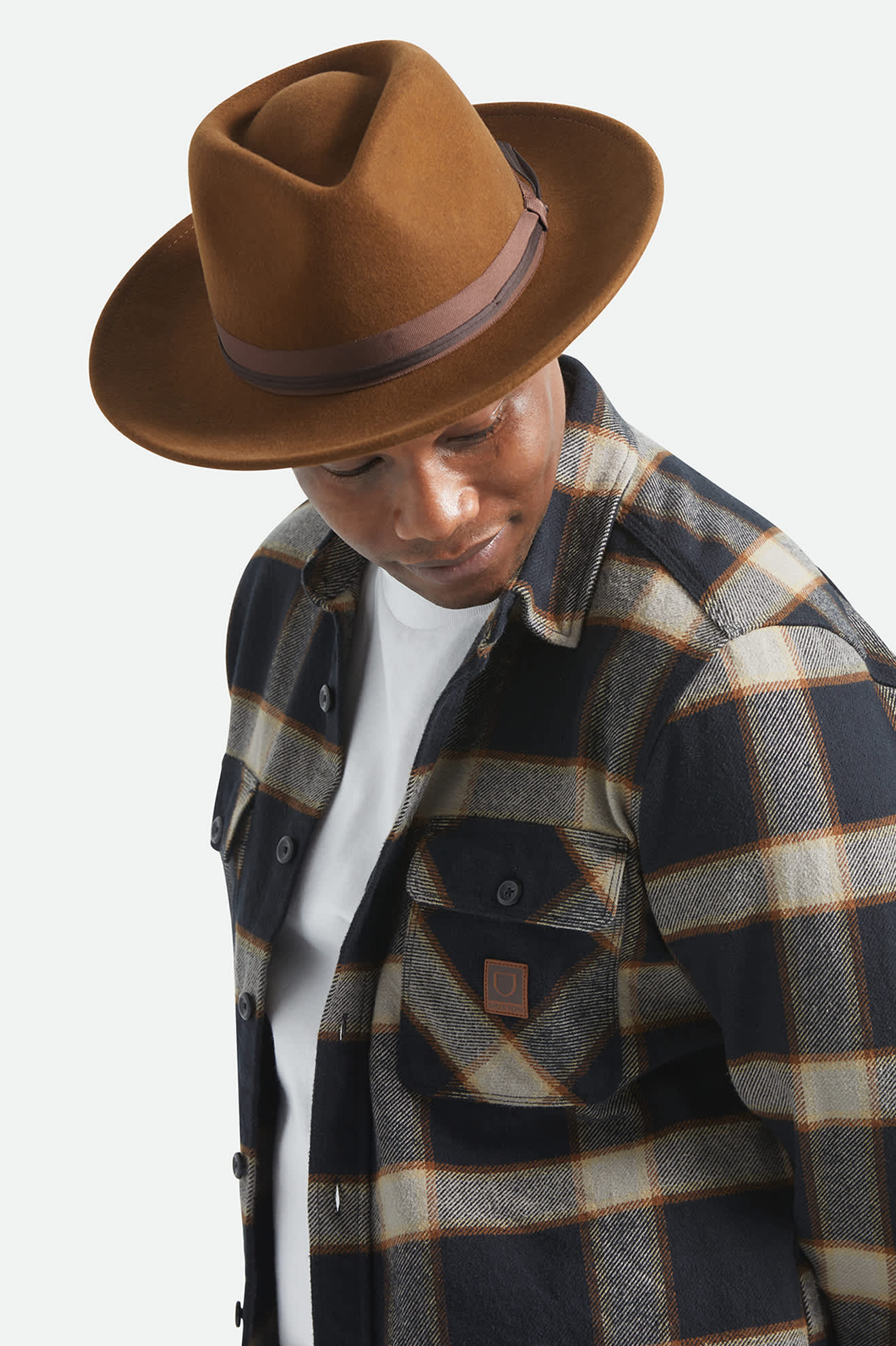 Swindle Convertabrim Fedora - Coffee/Light Brown - Image 5
