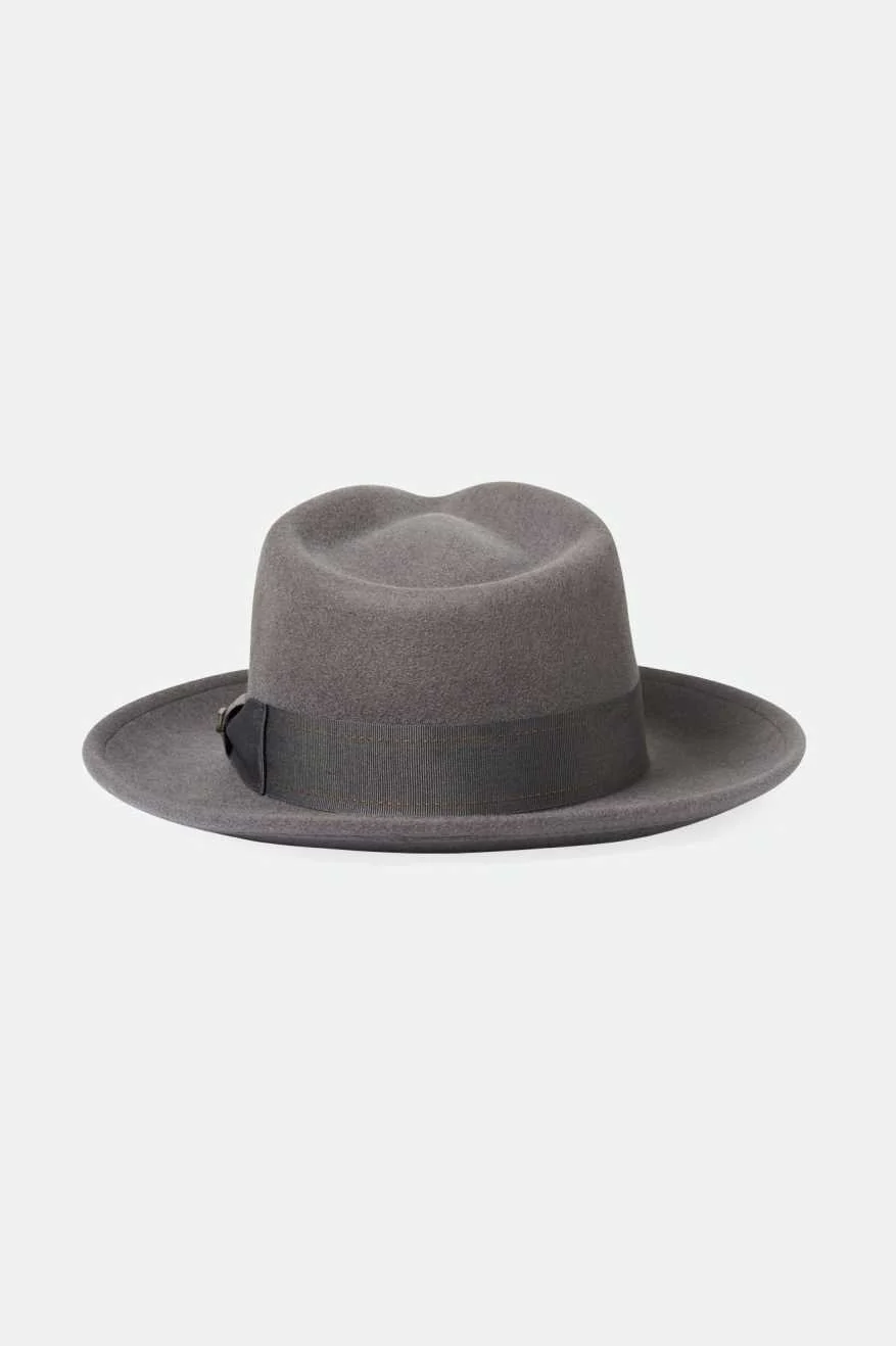 Swindle Convertabrim Fedora - Grey/Grey - Image 3