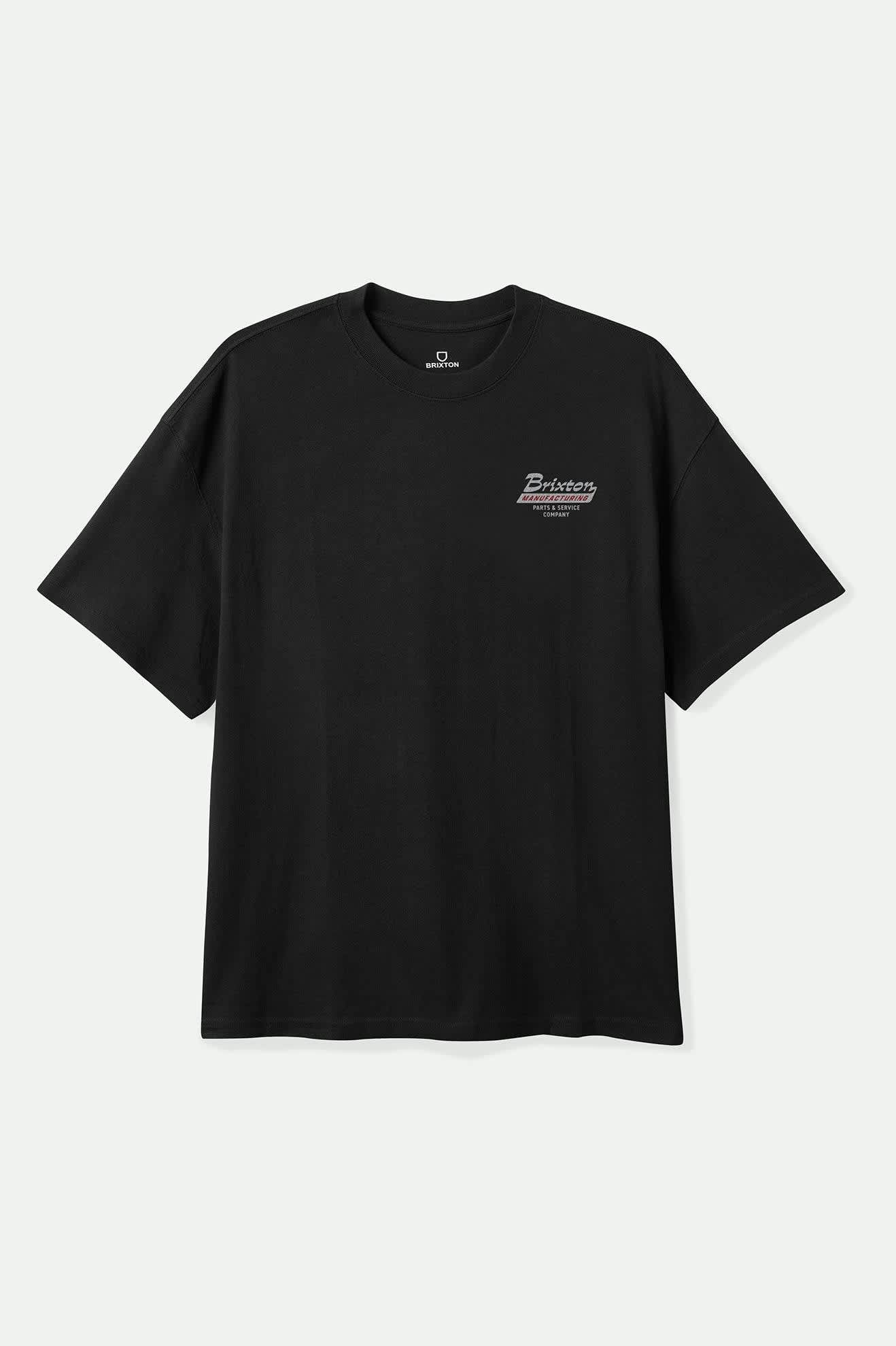 Township S/S Tailored T-Shirt - Black/Smoke Grey - Image 2