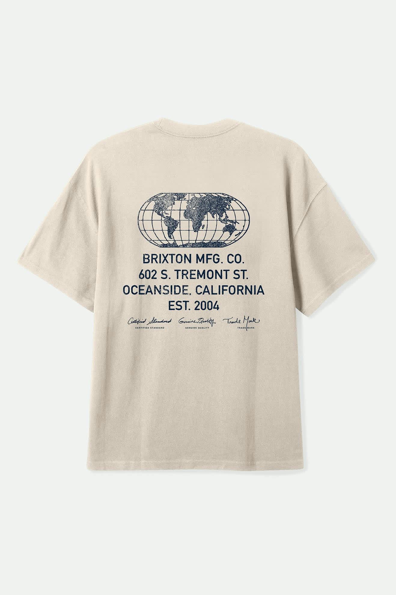 Union Heavyweight Relaxed T-Shirt - Cream Classic Wash - Image 2