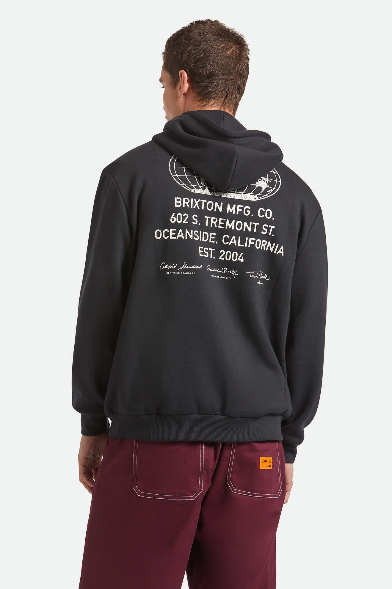Union Relaxed Hoodie - Black - Image 3