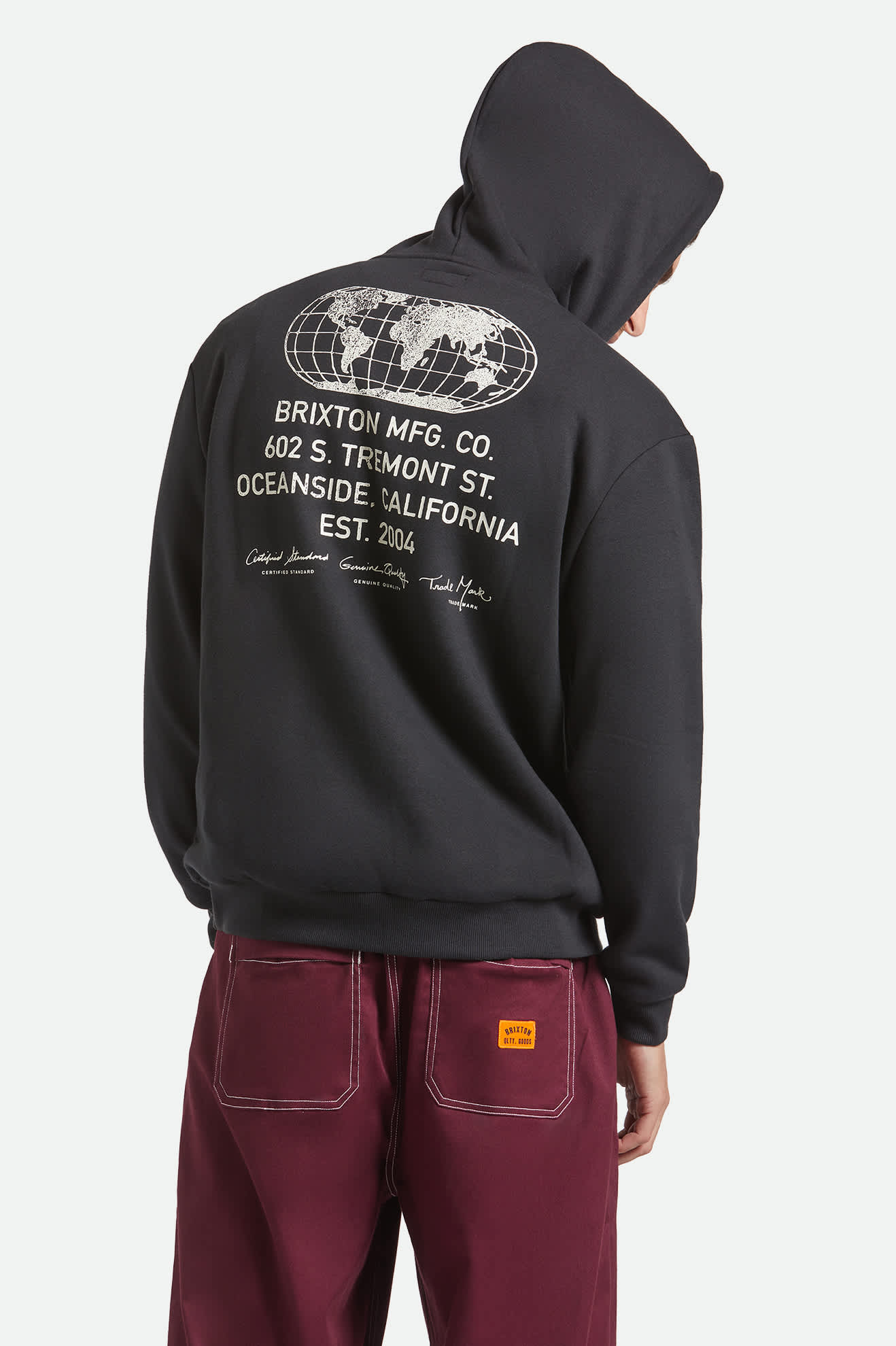 Union Relaxed Hoodie - Black - Image 4