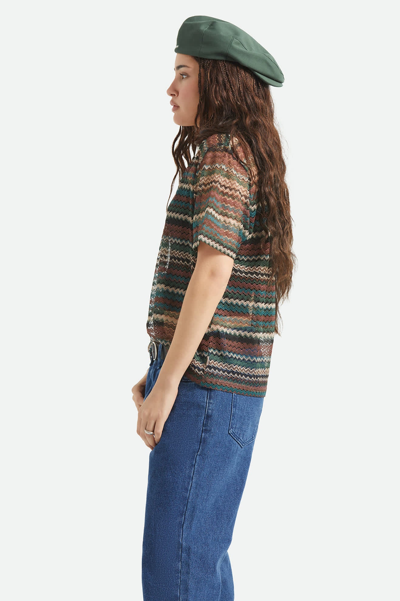 Varsity T-Shirt - Multi Retro Stripe - Image 3