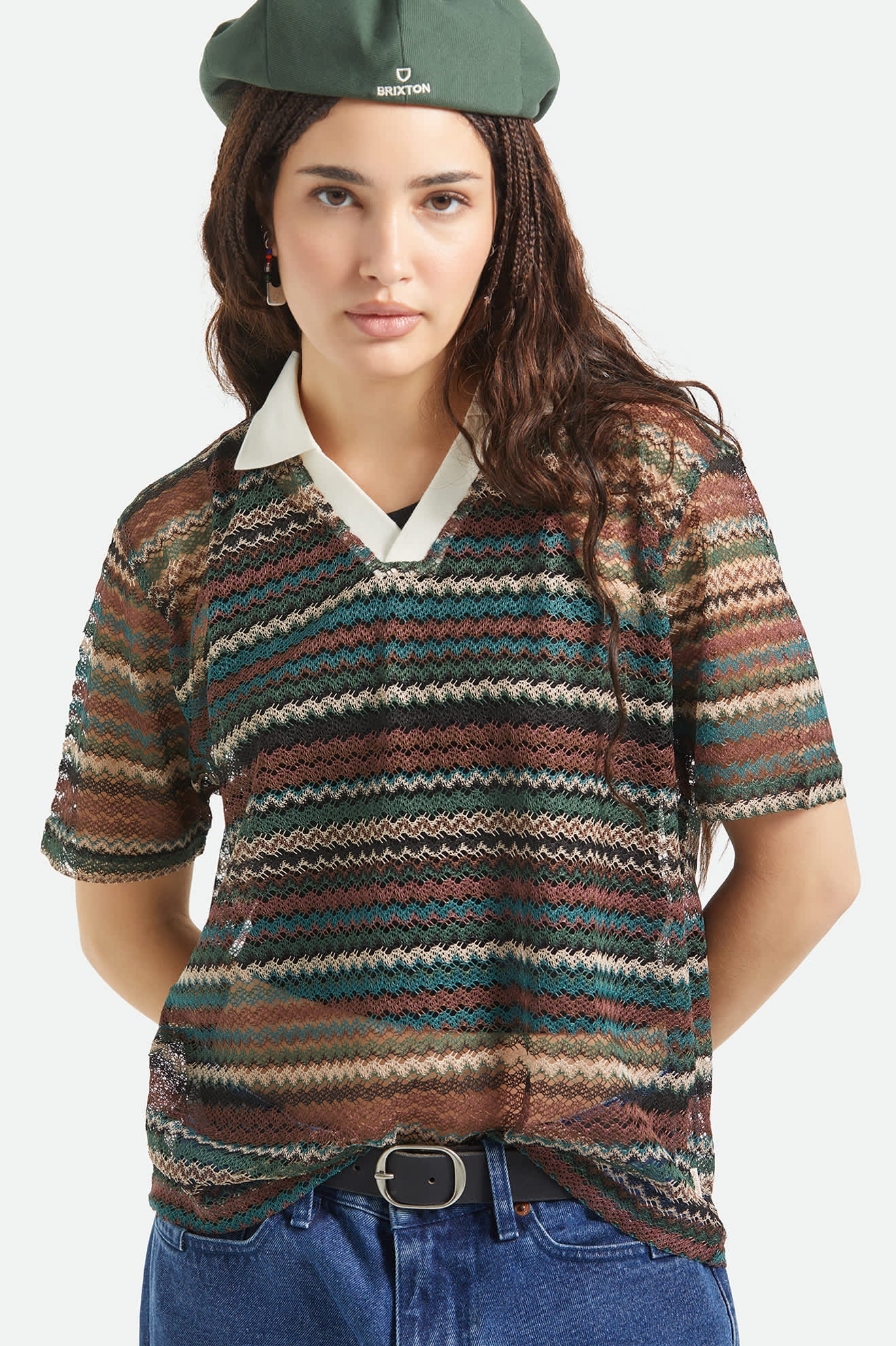 Varsity T-Shirt - Multi Retro Stripe - Image 5