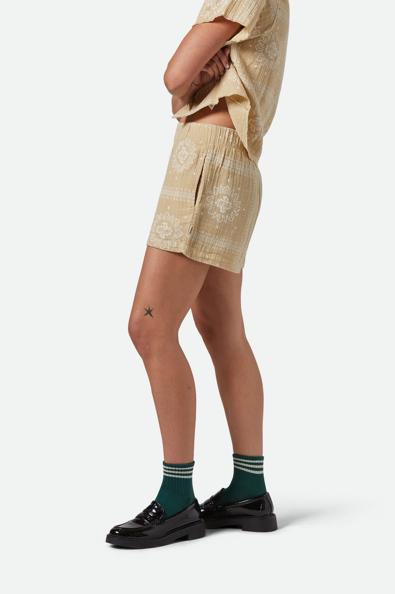 Wandering Short - Pale Khaki Bandana - Image 2