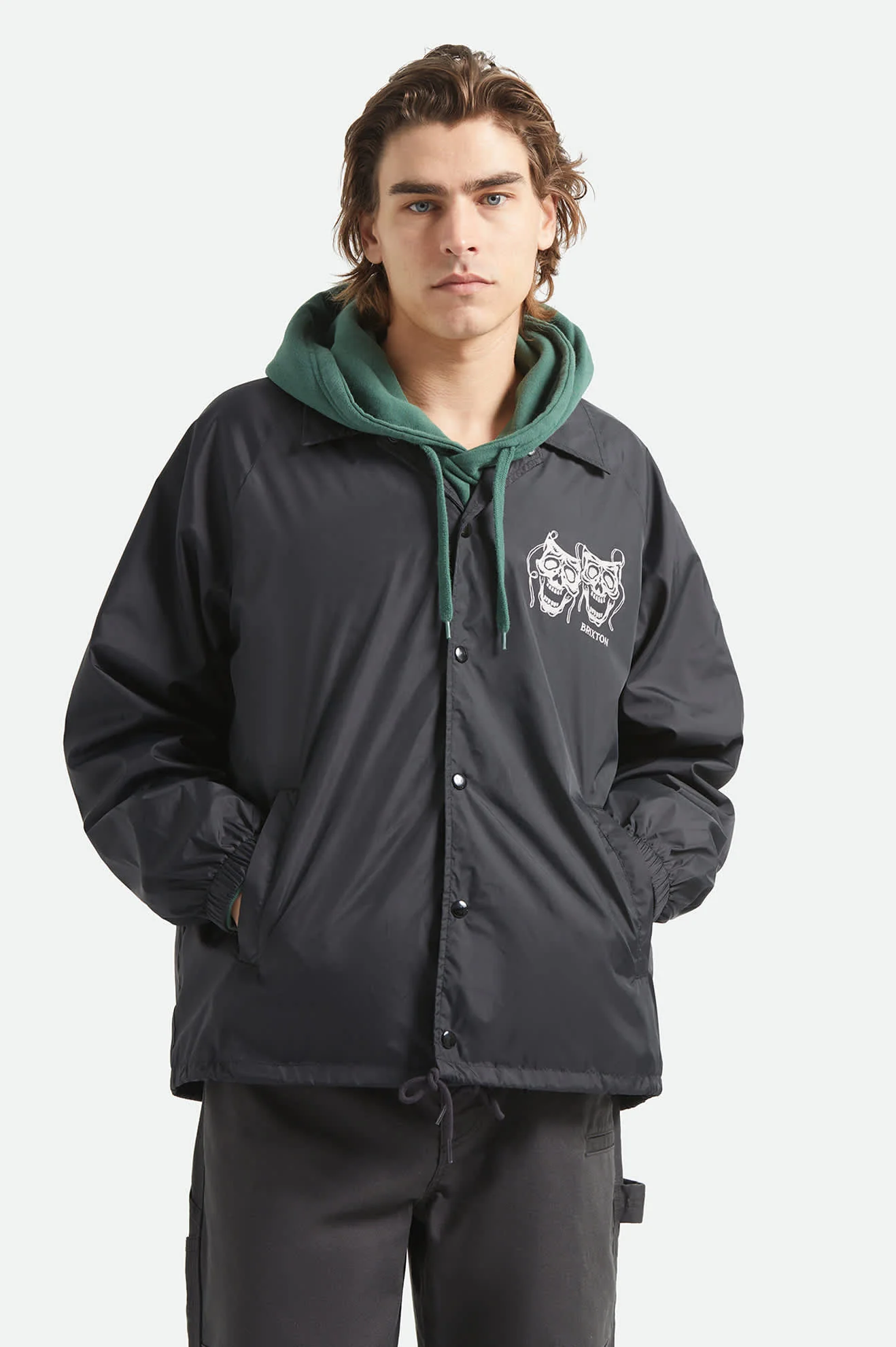 Watchman Lightweight Coaches Jacket - Black - Image 2