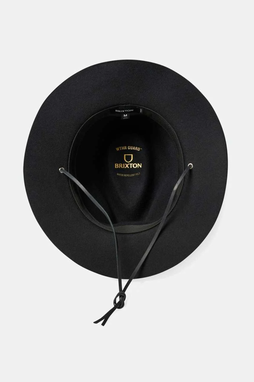 Wesley WTHR GUARD™ Packable Fedora - Black - Image 4
